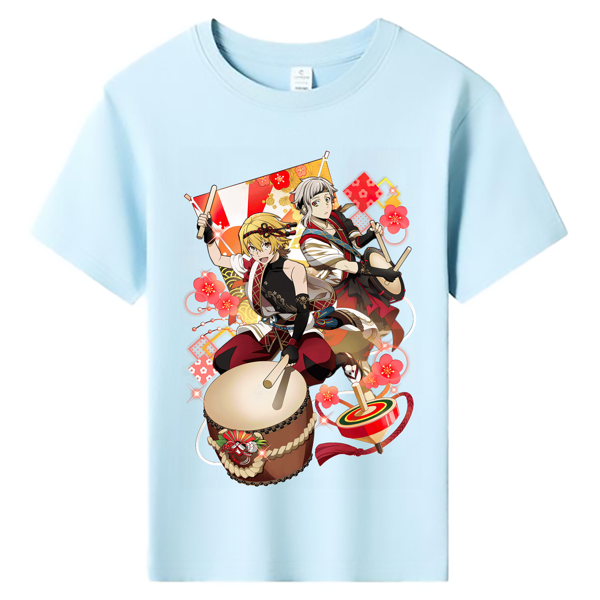 （画像用） 文豪ストレイドッグス Bungo Stray Dogs 綿100％キッズTシャツ（フロントプリント）